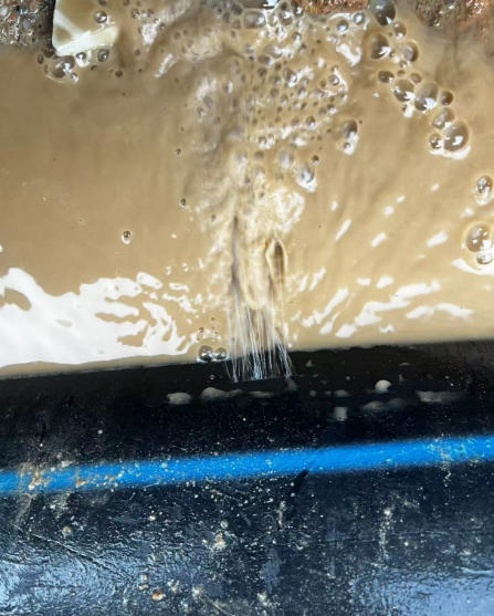 漏水检测场景图：管道探测记录